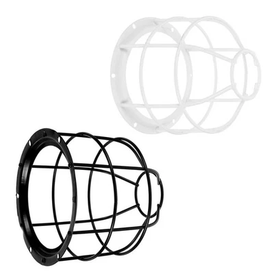  Jaula de bombilla de 2 piezas: pantalla de seguridad de alambre para iluminación de taller anti-impacto Foto 1 de 4