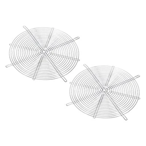 300mm Dia Fan Finger Grill, 2 Pack Metal Grill Protector Guard, Silver - Zdjęcie 1 z 5