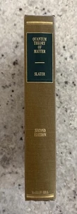 Vintage 1968 Quantum Theory of Matter 2nd, Slater HCDJVG - Picture 1 of 24