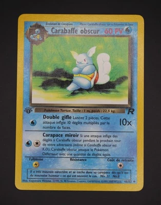 carte pokemon 46-82 Carabaffe Obscur U 1ère édition Team Rocket - Photo 1/4