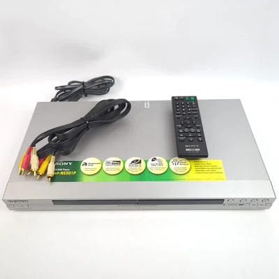 VTG SONY DVP-NS501P DVD Player w/ Remote RMT-D197A & RCA Cable Tested Works GUC - Image 1 of 4
