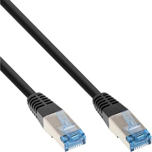 10x InLine Patchkabel, Cat.6A, S/FTP, PE outdoor, schwarz, 2m - Bild 1 von 2