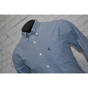 Brooks Brothers Hemd rot Fleece Herren Größe Large schmale Passform blau kariert - Bild 1 von 7