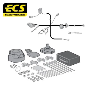 ECS 7-polig autospezifische Auto Anhängerkupplung Elektrik Kabel für BMW X6 SUV 2014 bis 2019 - Bild 1 von 7