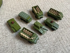 Vintage Matchbox Lesney Series  Lot Of Original Superfast Models Military X7 - Picture 1 of 5