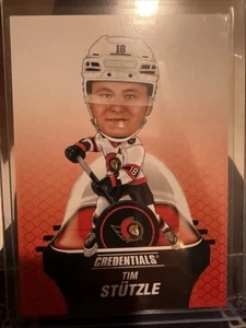 24/25 2024 UPPER DECK CREDENZIALI TIM STUTZLE BH-TS BOBBLEHEADS /750 LIVELLO 1 - Foto 1 di 2