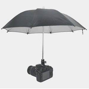 Multi Functional Camera Umbrella with Hot Shoe Base for Sun and Rain Protection - Picture 1 of 8