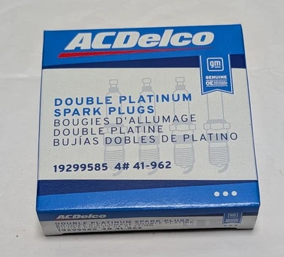 ACDelco (Set of 4) Platinum Spark Plugs GENUINE OEM 41962 19299585 - Image 1 of 4