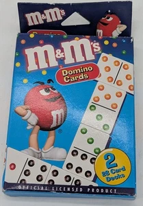 Vintage 1999 RoseArt Officially Licensed M&Ms 56 Domino Cards Fully Complete EUC - Picture 1 of 2