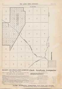 1896 TURNER TALLAHASSEE FLORIDA LAND DEVELOPMENT AD w/ MAP 16x11 Read P56 - Picture 1 of 2