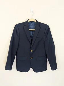 Lauren Ralph Lauren Jungen Blazer Sport Mantel 14R Zwei Knopf Anzug Jacke Navy - Bild 1 von 9