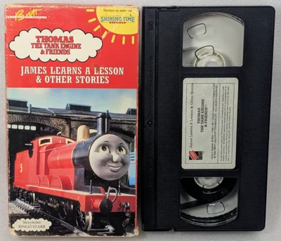 Thomas The Tank Engine James Learns A Lesson and Other Stories (VHS, 1991) - Image 1 of 4