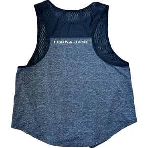 NWOT Lorna Jane Black Mesh Charcoal Heather Active Tank Size Small - Picture 1 of 5