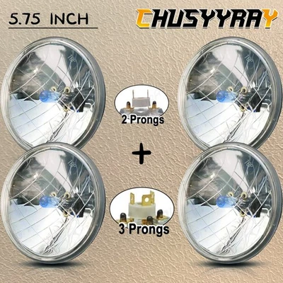 Faros redondos altos/bajos de 5,75" para Buick Electra 225 1970 convertible personalizado Foto 1 de 4