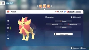 PYROAR ALFA SHINY 6IV BR + MASTERBALL - LEGGENDE POKEMON: Z-A - Picture 1 of 2