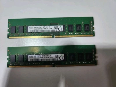 2 x SK Hynix 4GB 1Rx8 Desktop Memory Ram DDR4 - Image 1 of 4