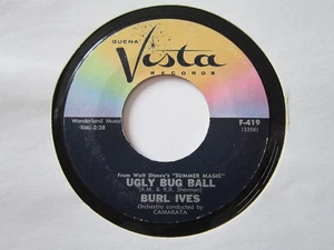 Hear MOD FREAKBEAT DANCER Burl Ives UGLY BUG BALL Buena Vista #419 DISNEY - Picture 1 of 2