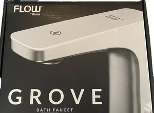 Bath Faucet Flow by Bemis Grove-Chrome Motion Activated Smart Touch LED display - Picture 1 of 6