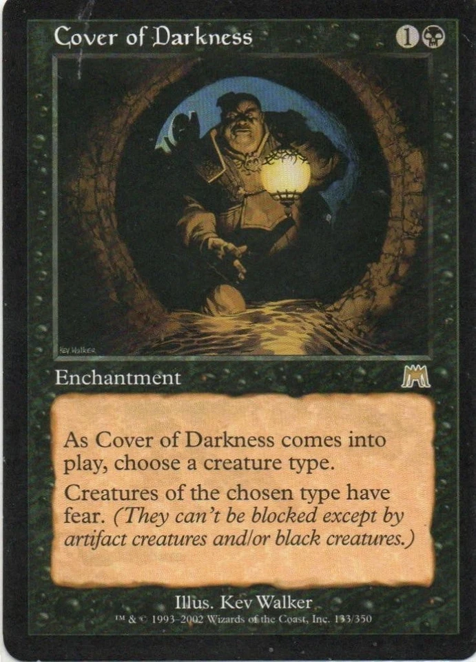 MTG: Onslaught: Cover of Darkness: Lightly Played Condition - Image 1 of 1