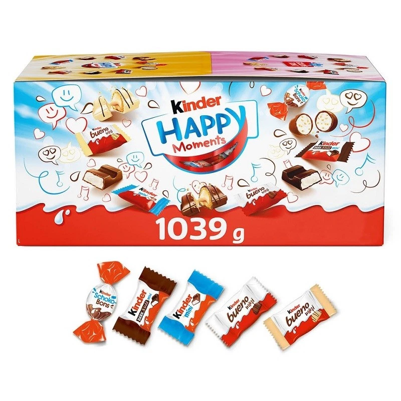 (20,88€/1kg) Ferrero Kinder Happy Moments Box 167 Stück - Bild 1 von 1