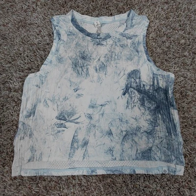 Regata Lululemon Train To Be Feminina XS Lavagem Giz Branca Luna Stretch Yoga Gym - Imagem 1 de 4