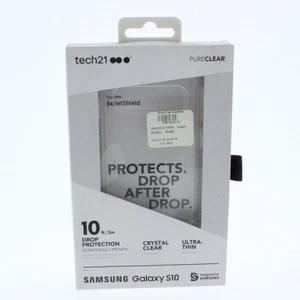 Tech21 Pure Clear Case for Galaxy S10 - Picture 1 of 4