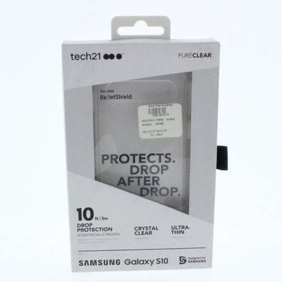 Tech21 Pure Clear Case for Galaxy S10 - Image 1 of 4