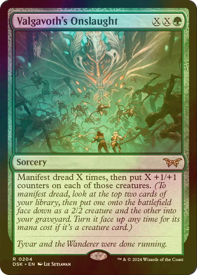 MTG Valgavoth's Onslaught (English ) DSK FOIL - Image 1 of 1
