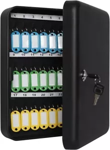 Key Cabinet Wall Mount Key Lock Box with Key Management Locking Key Organizer - Picture 1 of 9