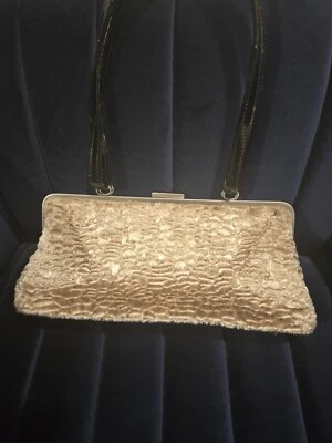 BOLSO DE MANO GLENDA GIES ANGELINA; PIEL RIZADA Foto 1 de 4