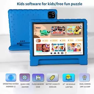 JREN Tablet 10" IPS HD 4GB RAM 64GB Google Family Link - Picture 1 of 5