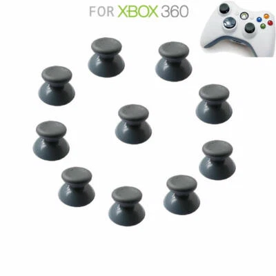 10pcs Xbox 360 Thumb Sticks -Grey Analog Thumbsticks (for Controller/Pad/Grips) - Image 1 of 4