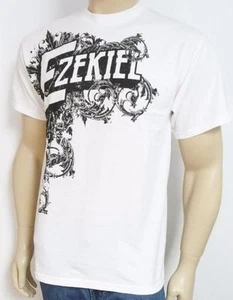 Ezekiel Grand Design weiß 100 % Baumwolle Tee Herren T-Shirt neu mit Etikett Herren Medium - Bild 1 von 3
