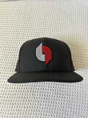 Portland Trail Blazers Hat Fitted New Era HWC  5950 7 1/4 NBA Throwback Foto 1 de 4
