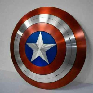 Captain America Shield Prop Replica First Avenger Shield Metal Shield Wall Decor - Picture 1 of 4
