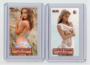 Rachel Hunter rare MH Little Cigar #'d 1/3 Tobacco card no. 617