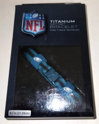 Спортивный титановый браслет Philadelphia Eagles NFL 8,5 дюйма - Изображение 1 из 3