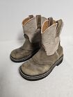 Ariat Fatbaby Youth Pink /Brown Leather Western Cowgirl  Boots Size 10.5