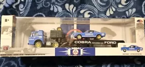 M2 Machines R36 Auto Haulers Cobra 1966 Ford C-600&1966 Shelby Cobra GT 350 1:64 - Picture 1 of 1