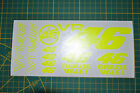 FLUO STICKERS THANK YOU VALID VR46 VALENTINO ROSSI Moto GP,vr46 FLUO