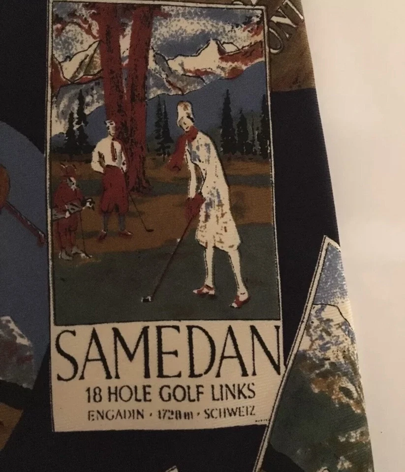 Billiards Pool Table Men's Neck Tie Necktie Graziano Pool Ball - Image 1 of 4