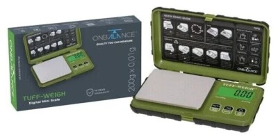 TUFF WEIGHT Scale 0.01g X 200g Electronic Digital Jewellery Mini Pocket Weighing - Image 1 of 3