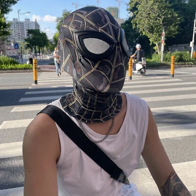 Spider-man No Way Home Mask Spiderman Hood Cosplay Costumes Halloween Adult/Kids - Image 1 of 4