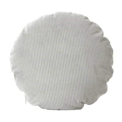 Funda de cojín redonda de pana círculo suave sensación cintura funda de almohada sofá decoración del hogar Foto 1 de 4