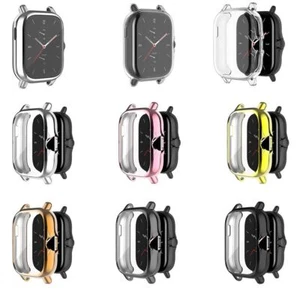 Soft Shell TPU Screen Protector Protective Case Cover For Amazfit GTS3 GTS2 - Zdjęcie 1 z 17