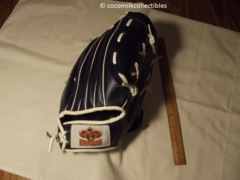 Rochester Red Wings Blue Baseball Glove Stadium Giveaway Zweigle's Hot Dog News Cover