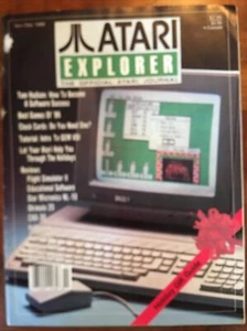 Atari Explorer (Nov. /Dec. 1986) Vintage Atari Journal Magazine! Rare! - Bild 1 von 11