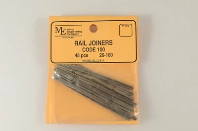 Micro Engineering HO Code 100 Rail Joiners - 26-100 - Image 1 of 2