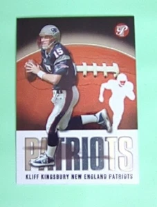 2003 Topps Pristine Football Card #108 Kliff Kingsbury radiocontrol - New England Patriots - Imagen 1 de 2