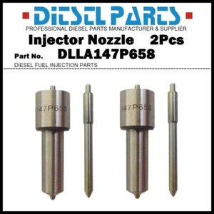 2Pcs Fuel Injector Nozzle DLLA147P658 04231556 fit Deutz 912 913 /Fendt FARMER - Picture 1 of 5